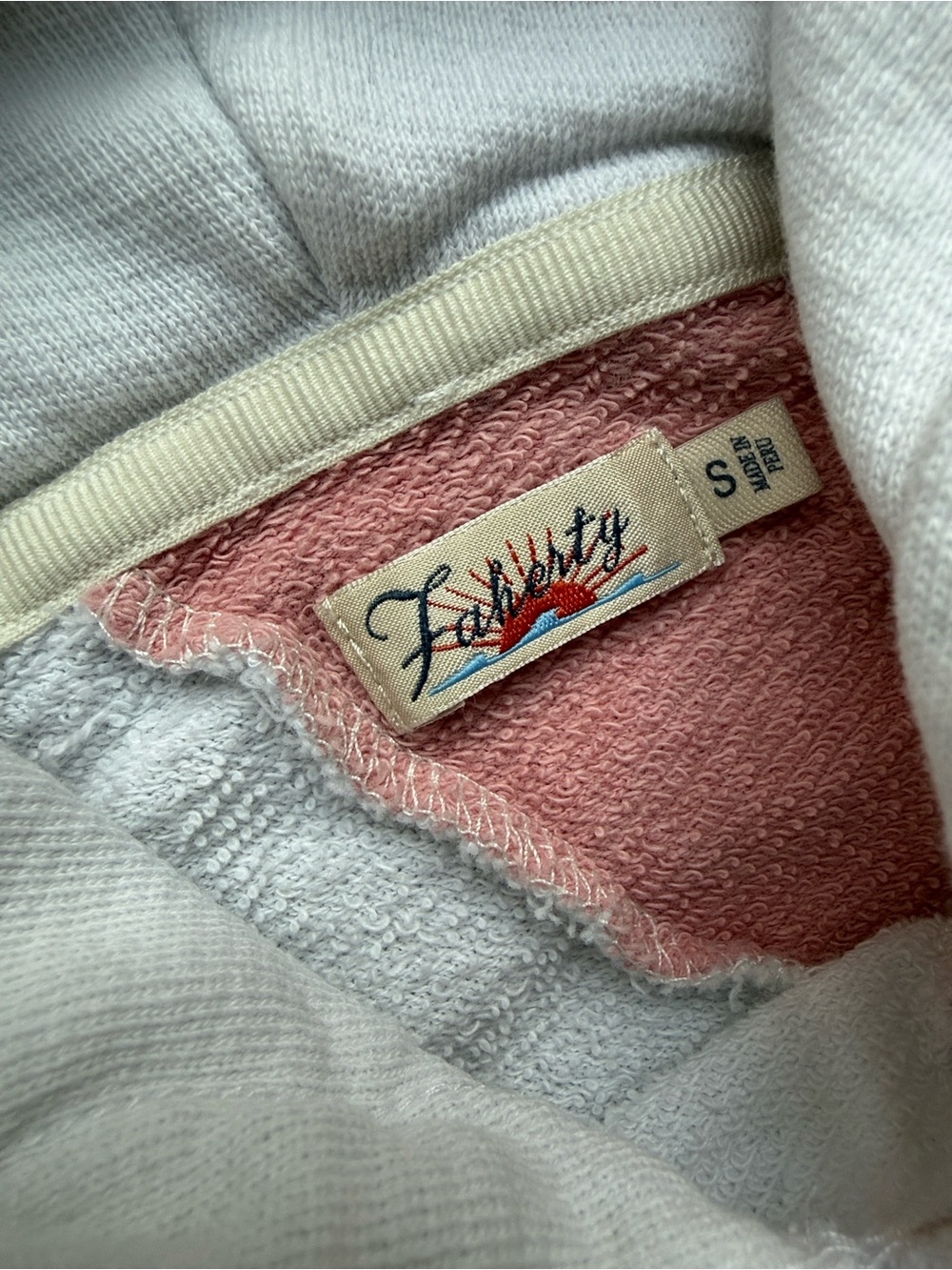 Faherty Soleil Abstract Sun Pullover Hoodie - Picture 6 of 7